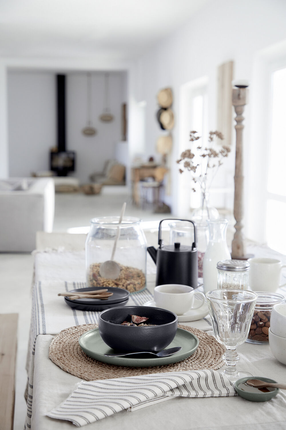 Tallerken flad Pacifica 27 cm Seed grey Keramik