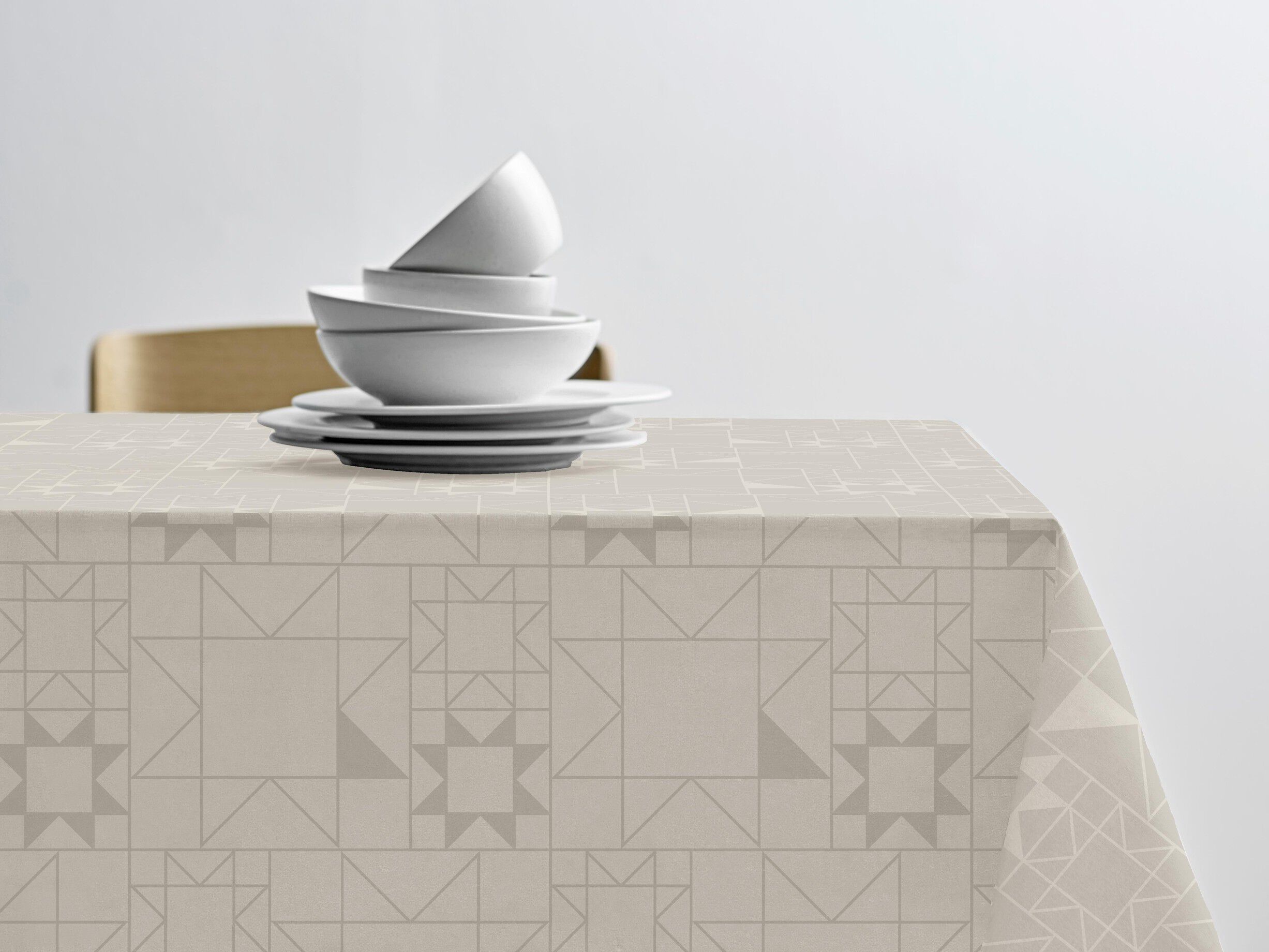 Dug 140x320 Star Damask Beige