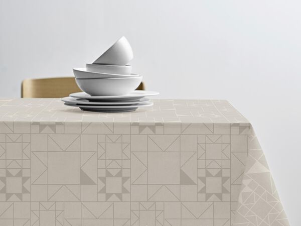 Dug 140x320 Star Damask Beige