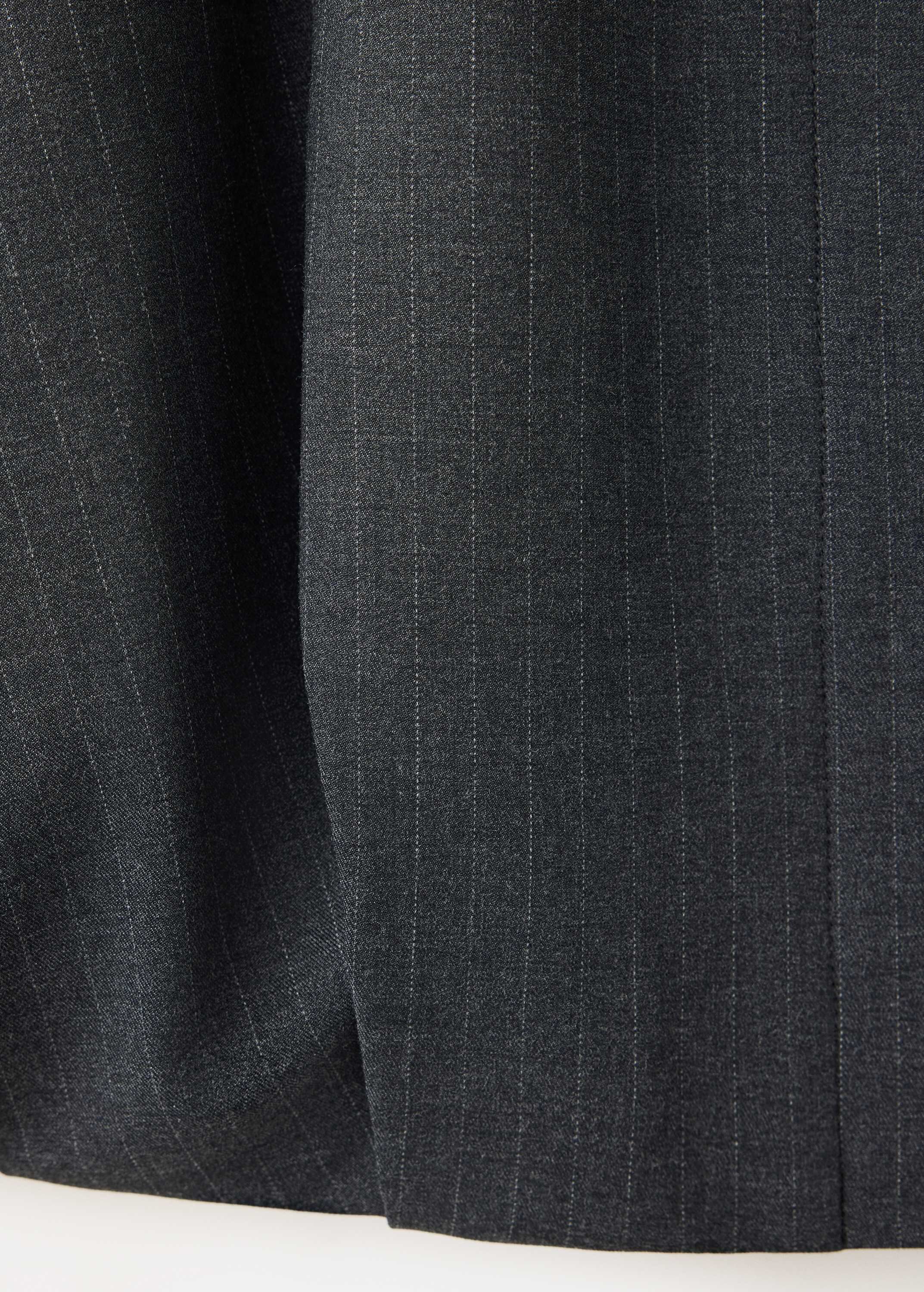 Pinstripe bomber jacket