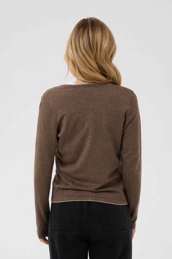 MilaSZ Contrast Stripe Cardigan