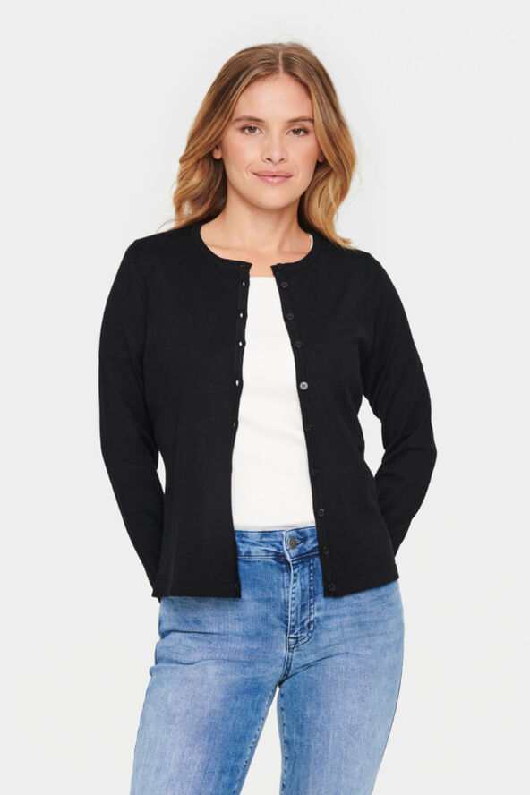 R-neck cardigan