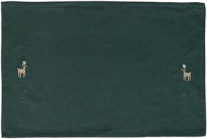 Christmas Fable D&aelig;kkeserviet Rensdyr 49x32 cm gr&oslash;n