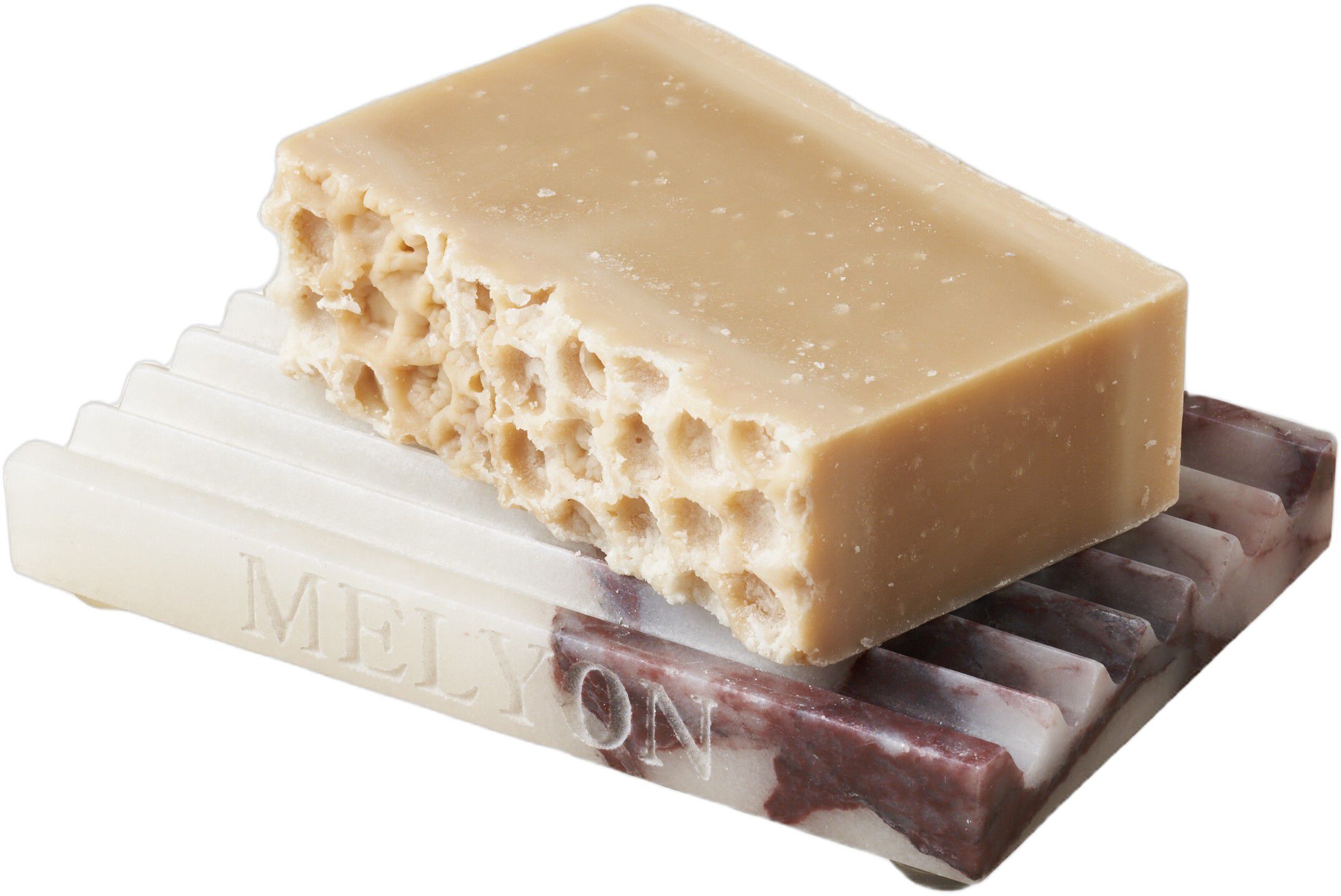 Melyon Marble Calacatta Viola Soap Dish