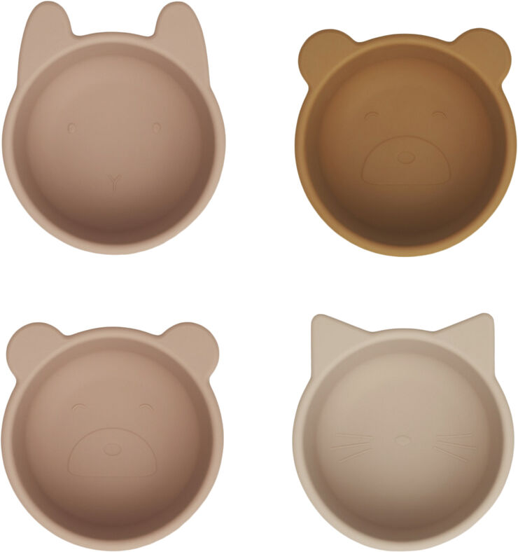 Malene silicone bowls - 4 pack
