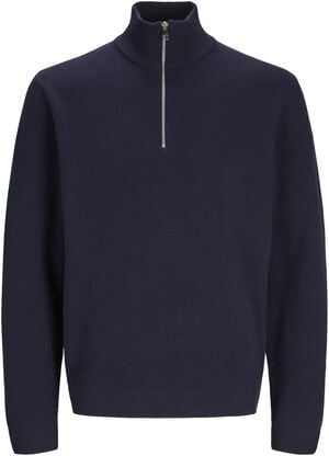 JPRBLAMILANO STITCH KNIT HALF ZIP