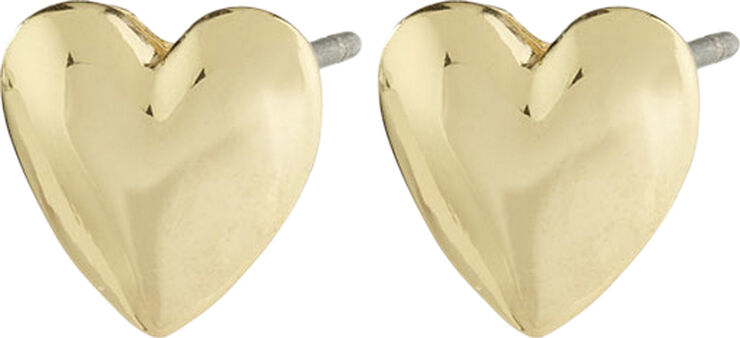 SOPHIA recycled heart earrings gold-plated