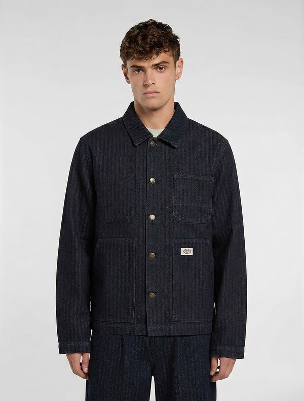 Selvedge Herringbone Barn Denim Jacket