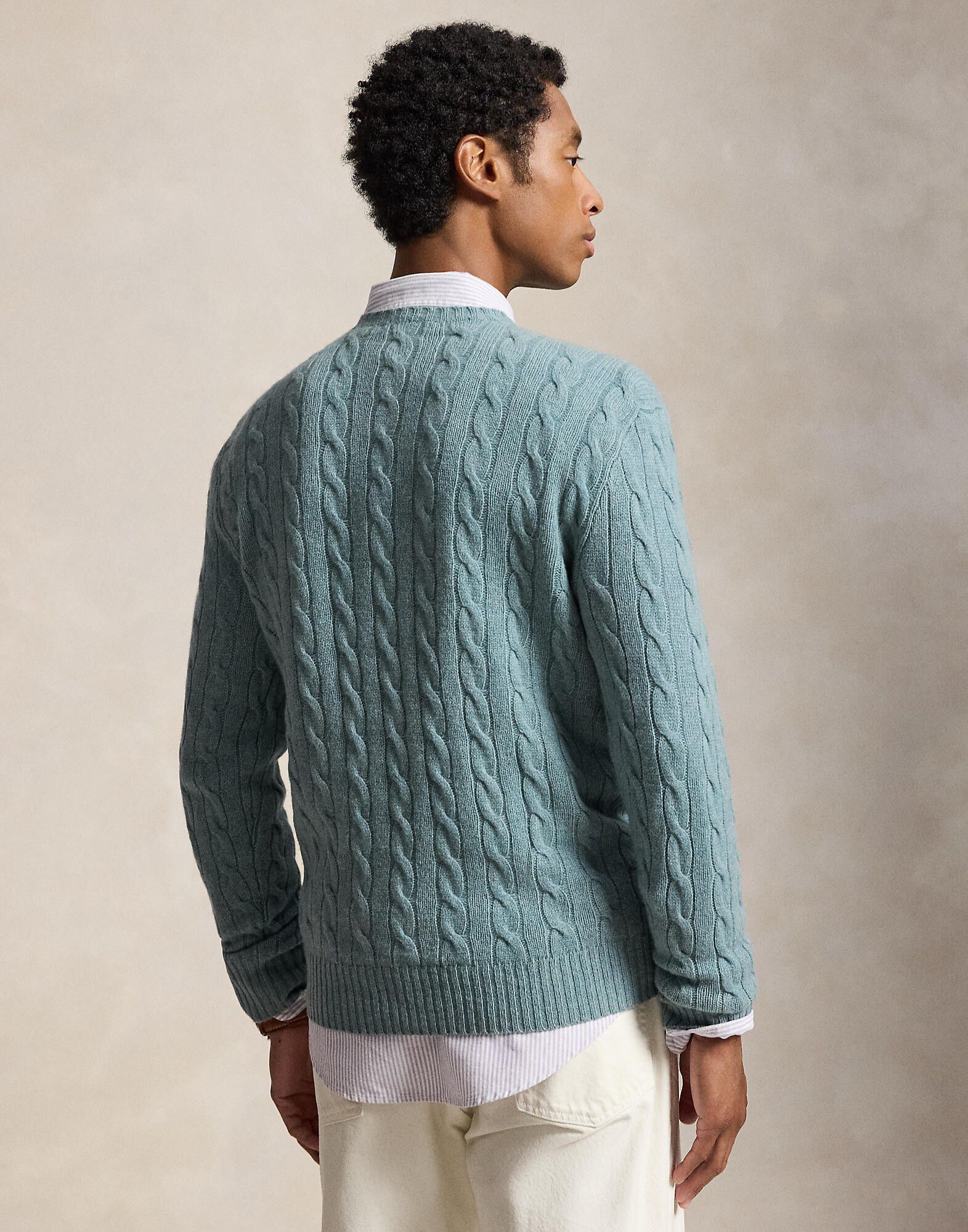 Cable-Knit Wool-Cashmere Sweater