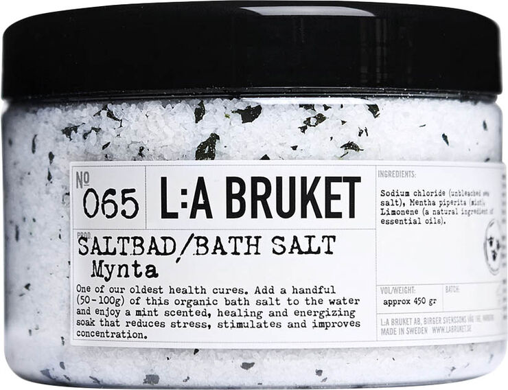 Bath Salt Mint 450 ml.