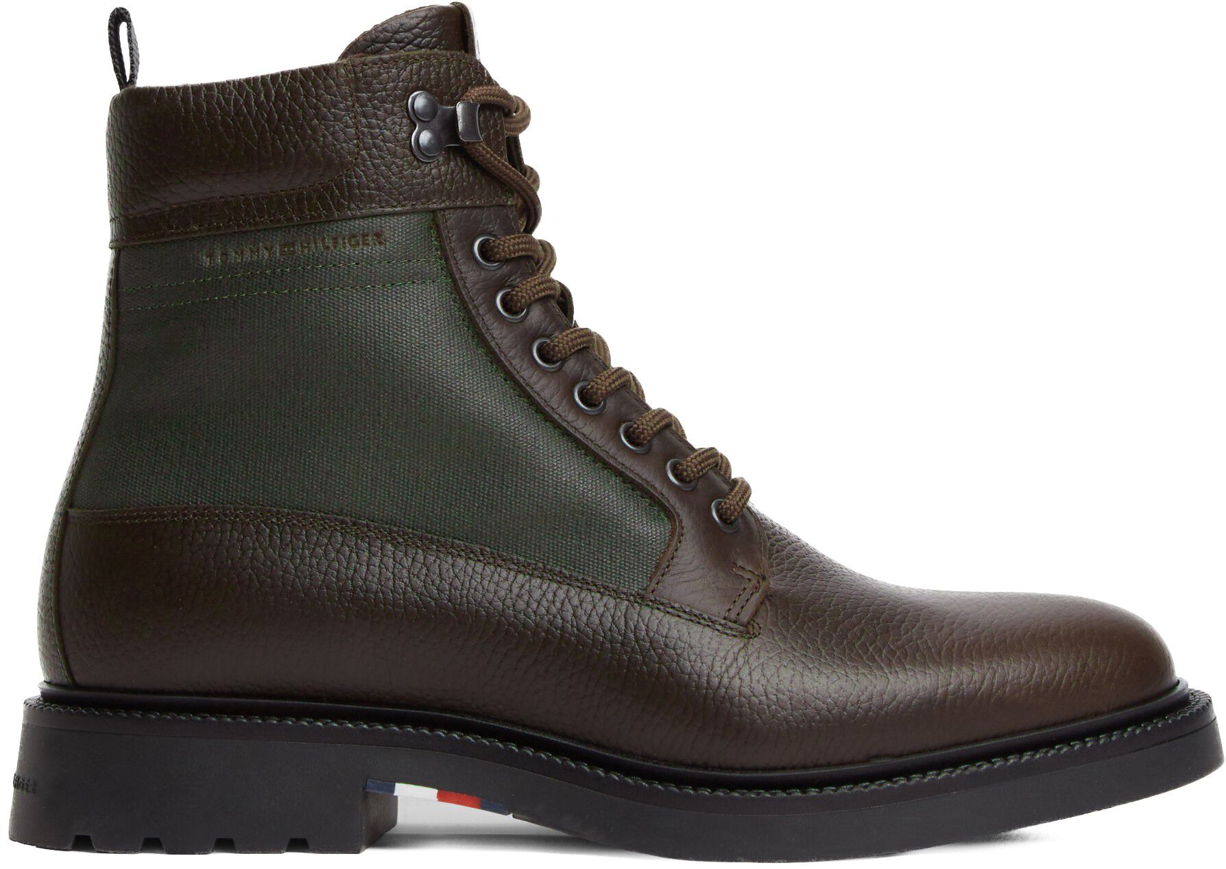 Leather Waterproof Cleat Lace-Up Boots
