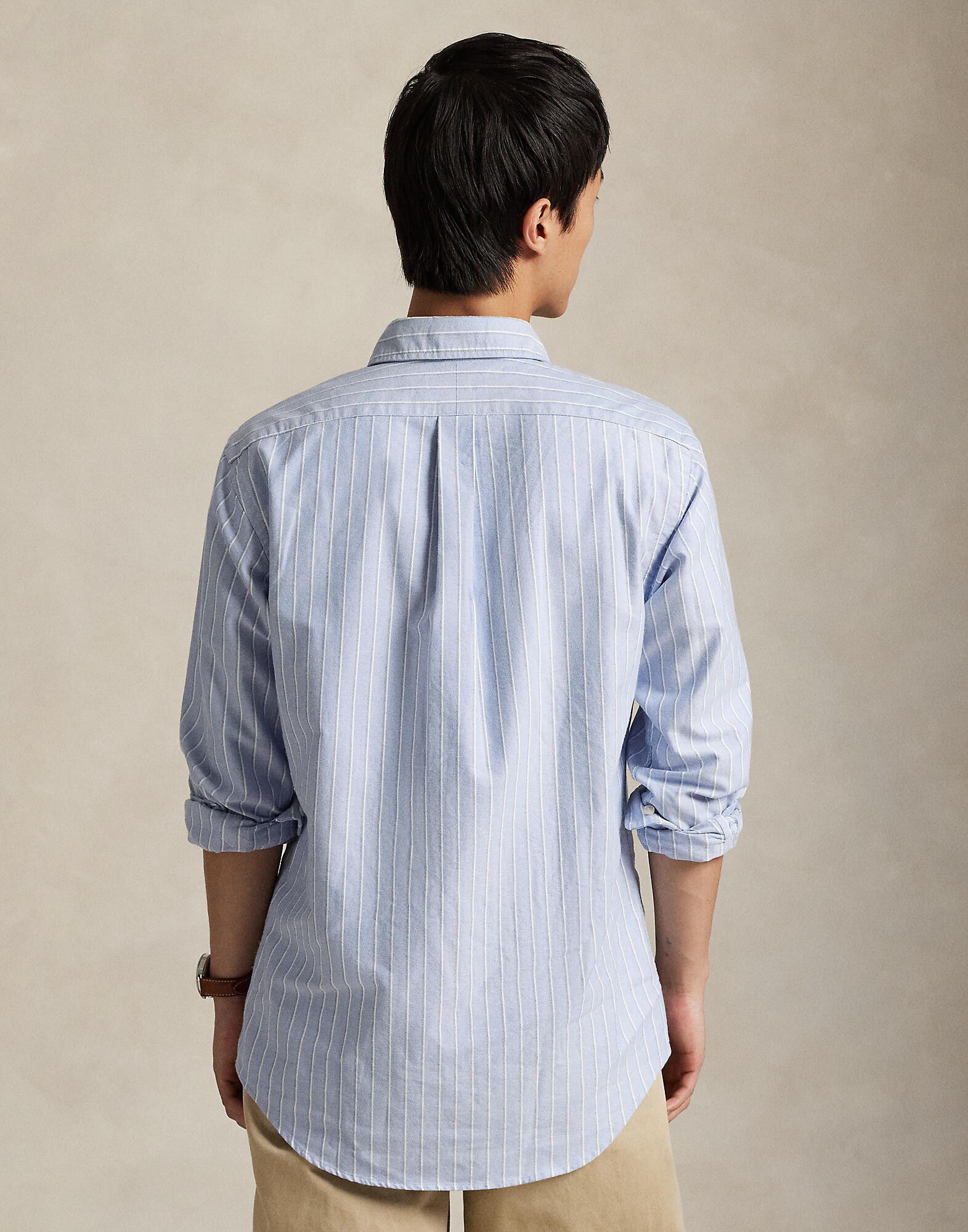 Custom Fit Striped Oxford Shirt