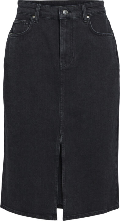 OBJELLEN MW MIDI DENIM SKIRT NOOS