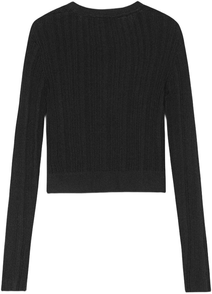 Light Viscose Rib Cardigan