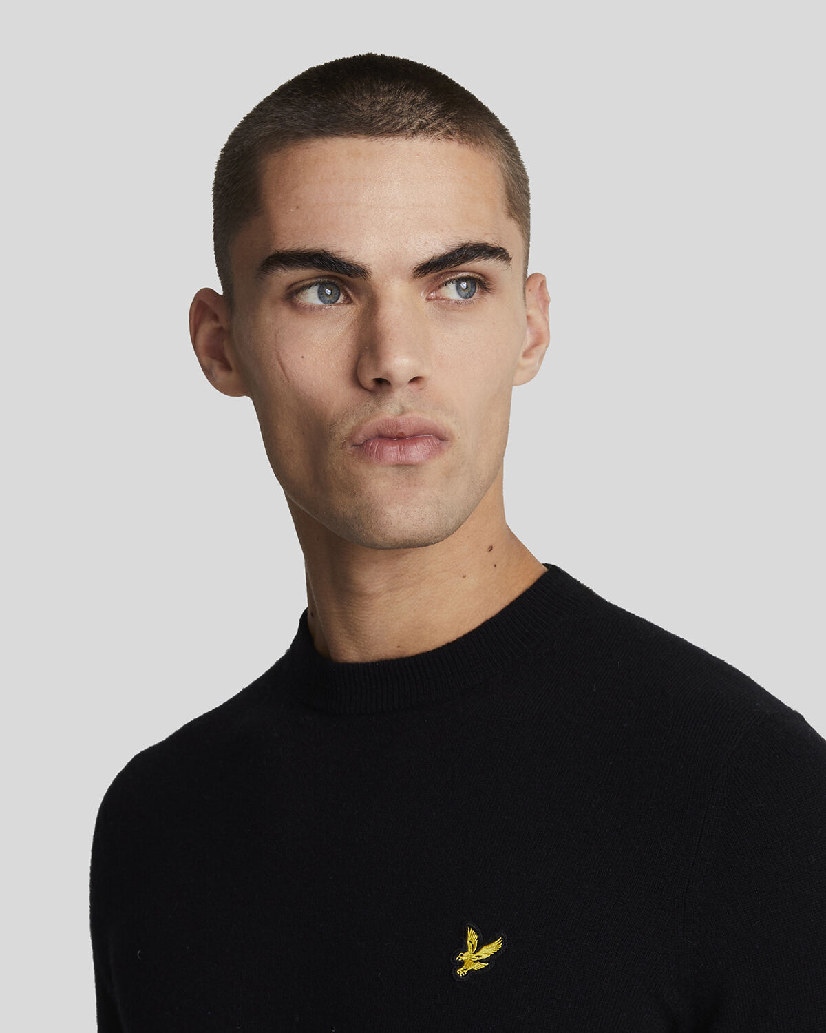 Lambswool Blend Crew Neck Jumper