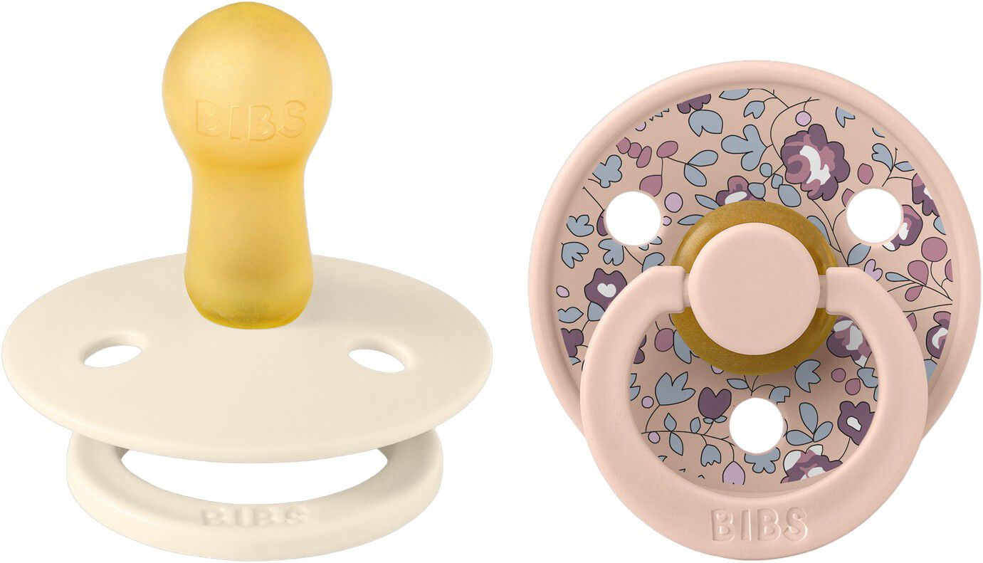 BIBS x Liberty 2 PACK Colour Eloise Latex Size 2 Blush Mix