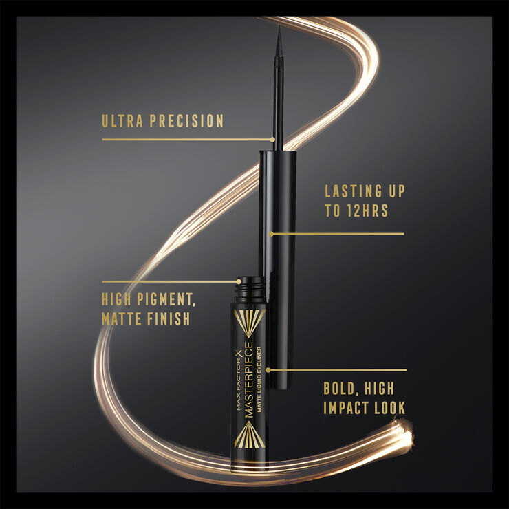 MAX FACTOR Masterpiece Liquid Eyeliner, Black, 2 g