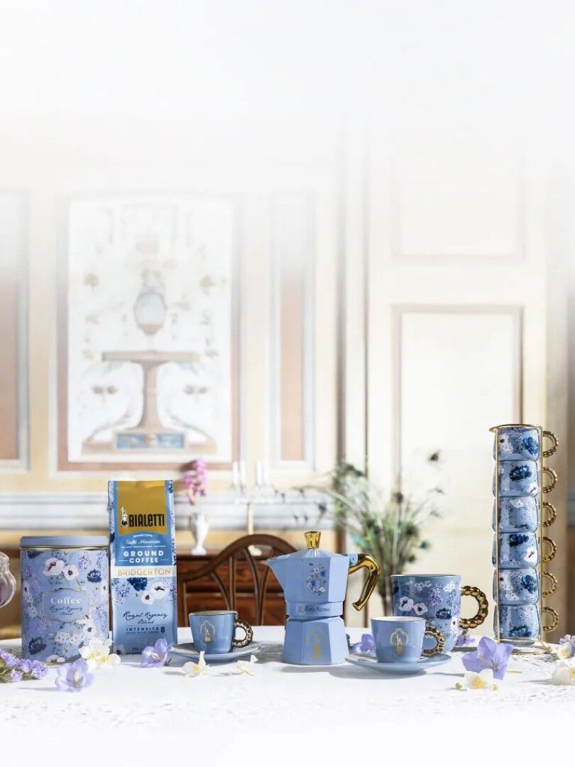 Bridgerton Kaffed&aring;se m/250 g kaffe, Bialetti