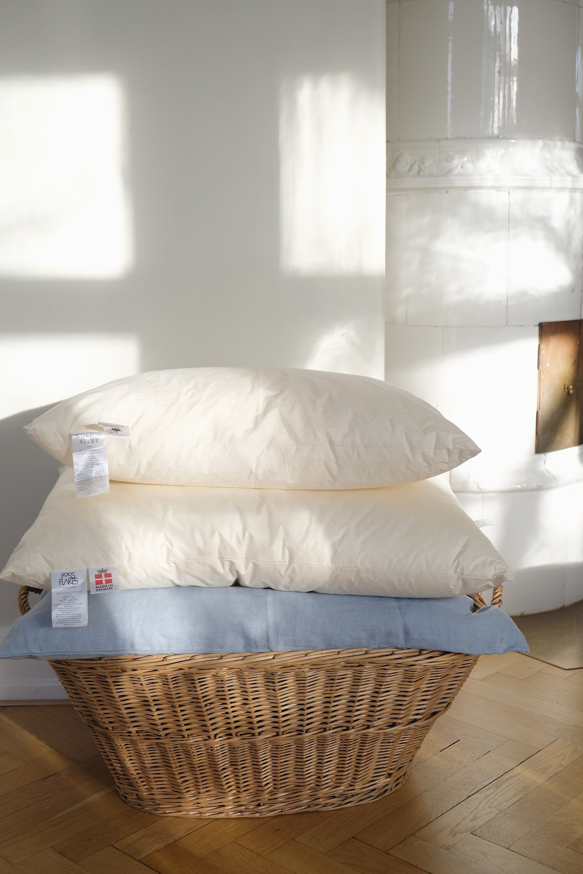 Fossflakes Monteringspude 60x60 cm.