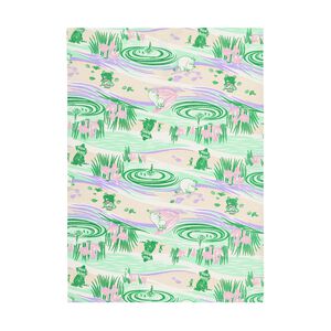 Moomin Arabia 50x70cm viskestykke Stranddag GOTS