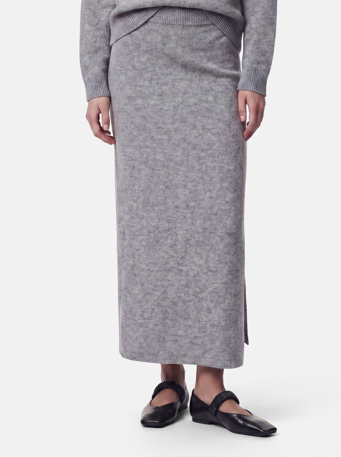 Pcsally Mw Ankle Skirt Knt Cp Bc