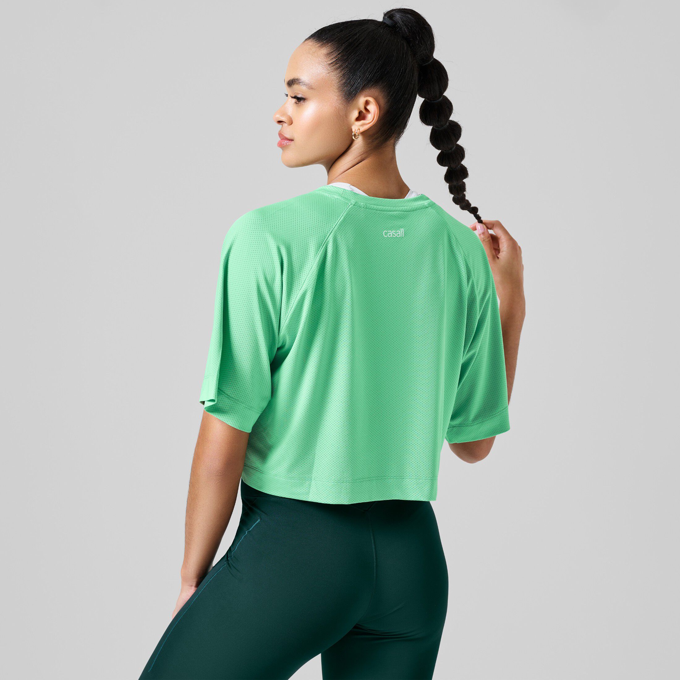 Laser Mesh Crop top