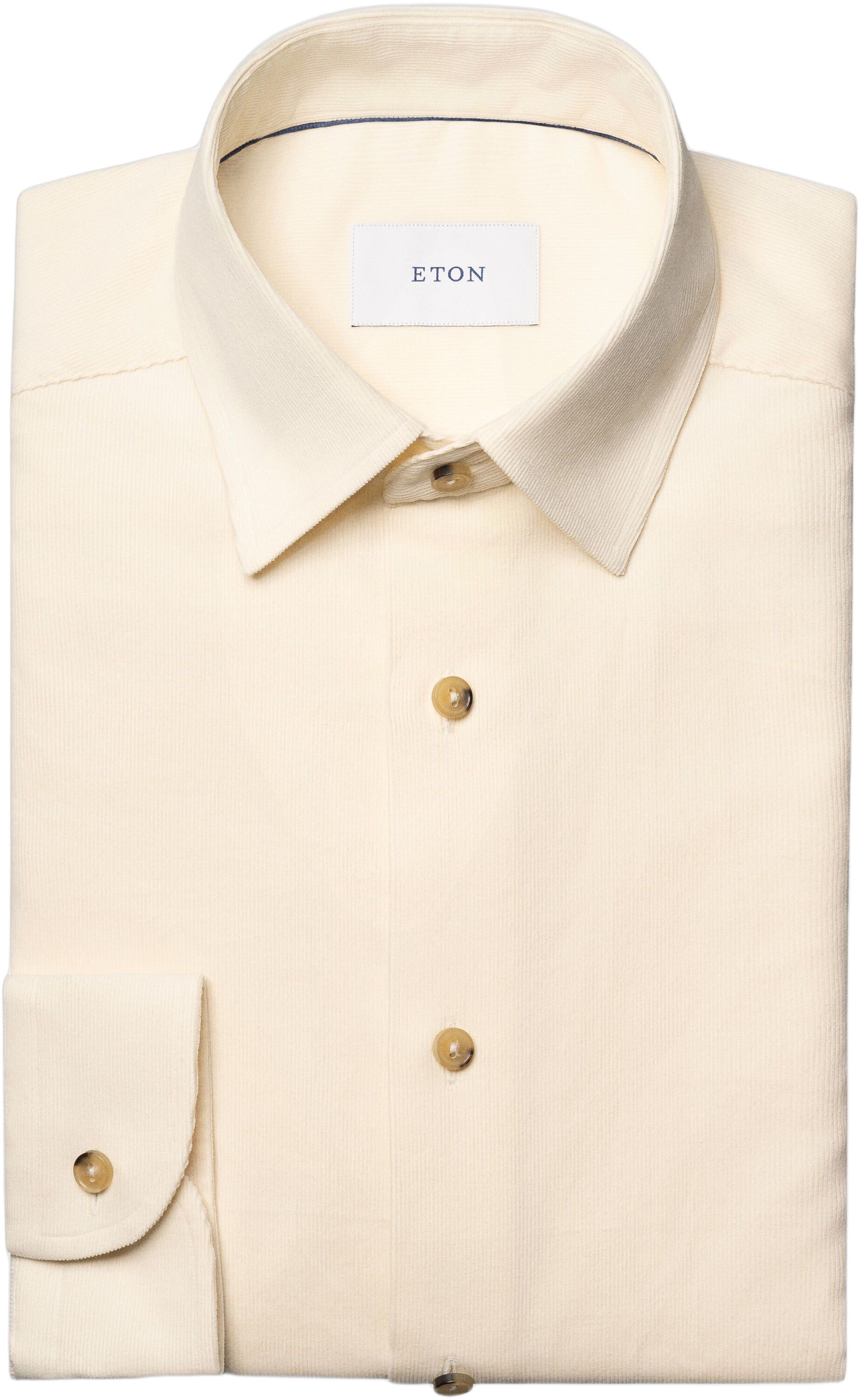 Casual Fit Solid Corduroy Shirt