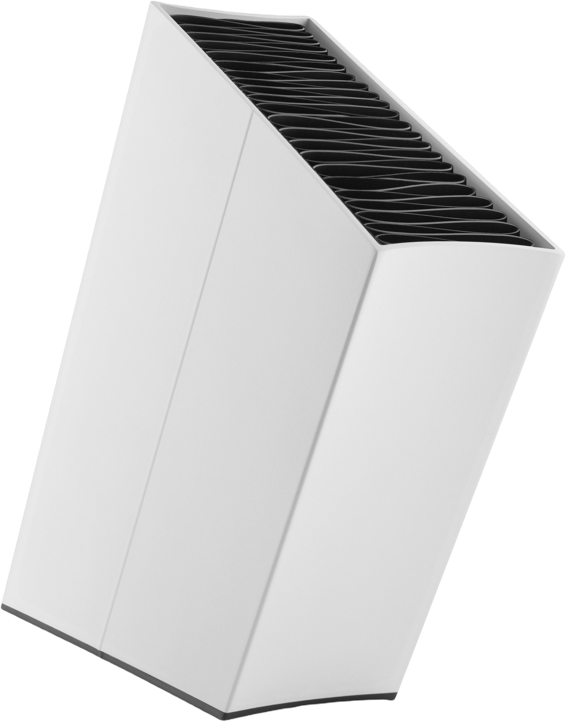 Knivblok skr&aring; white