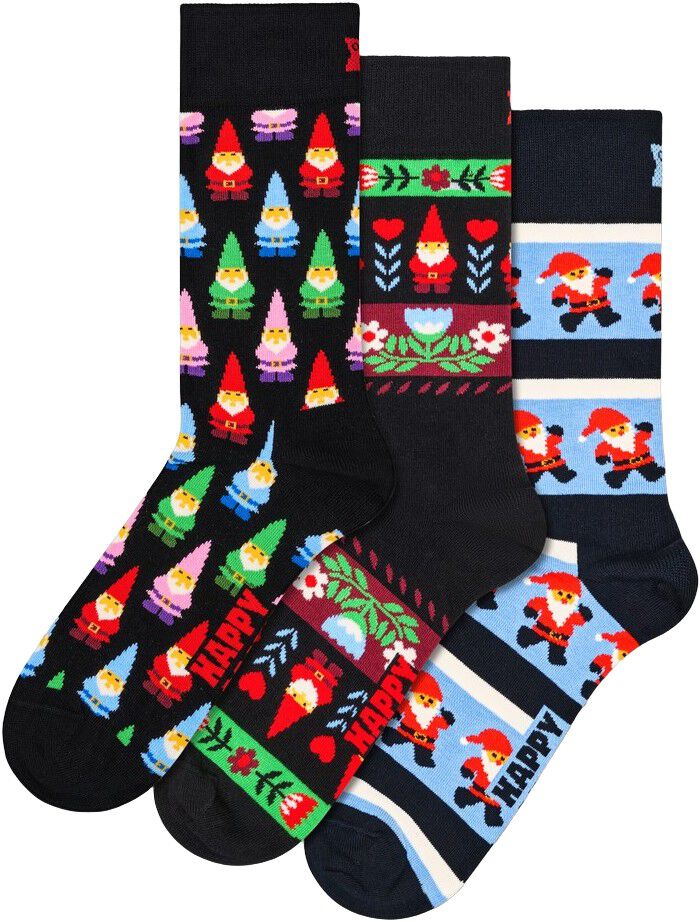 3-Pack Holiday Gnomes Socks Gift Set