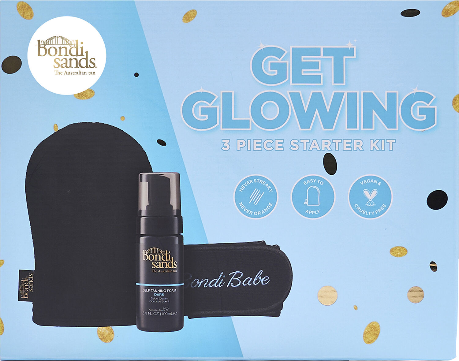 BONDI SANDS Glow and Go starter set dark foam 100 ml