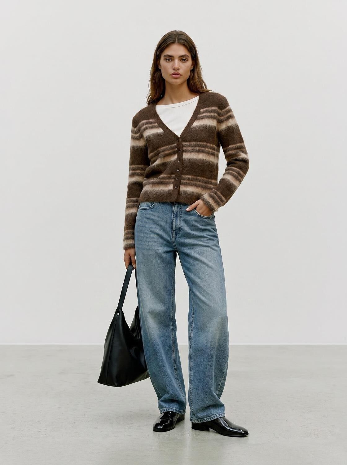 Awnyhavn Ls V-Neck Knit Cardigan Vip