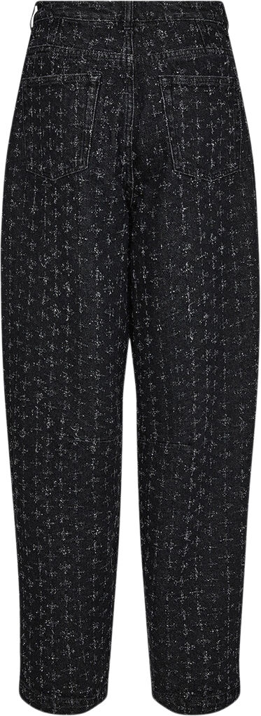 IVY-Janice Slung Jeans Black Punch Denim