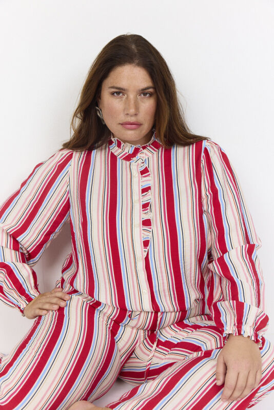 Curvy WA-ADINA 1 Skjorte R&oslash;d