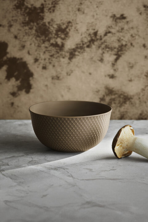 Rhombe Earth Serveringsskål Ø17. 5 cm clay