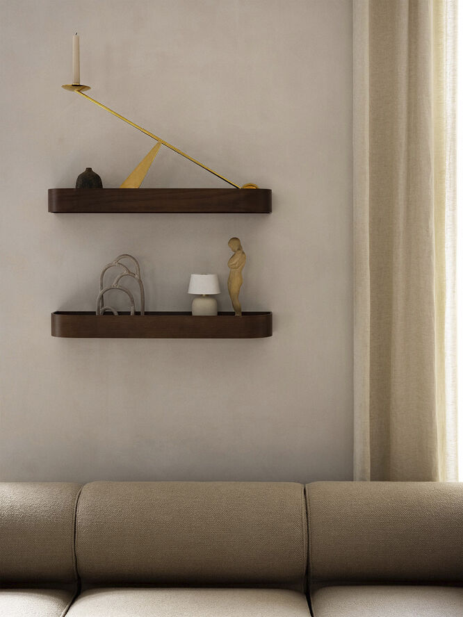 Epoch Shelf, 79, Dark St. Oak/Blk