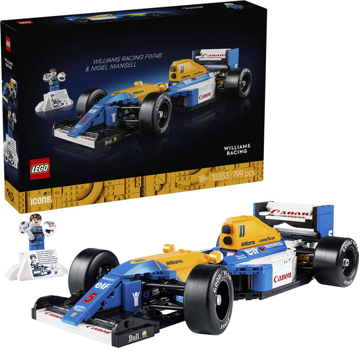 Williams Racing FW14B og Nigel Mansell