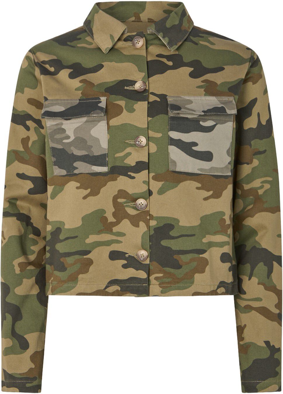 Camo patchwork jacket - Aleksandra