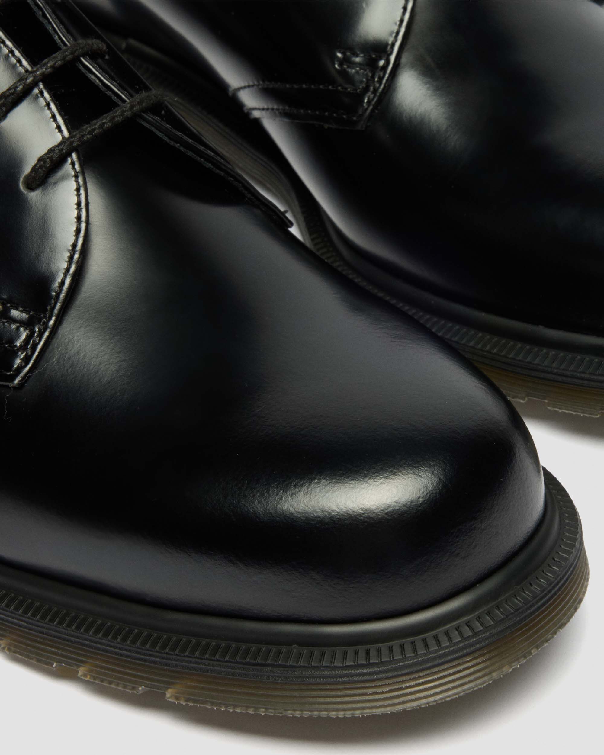 Mayfare Shoe Black Polished Smooth