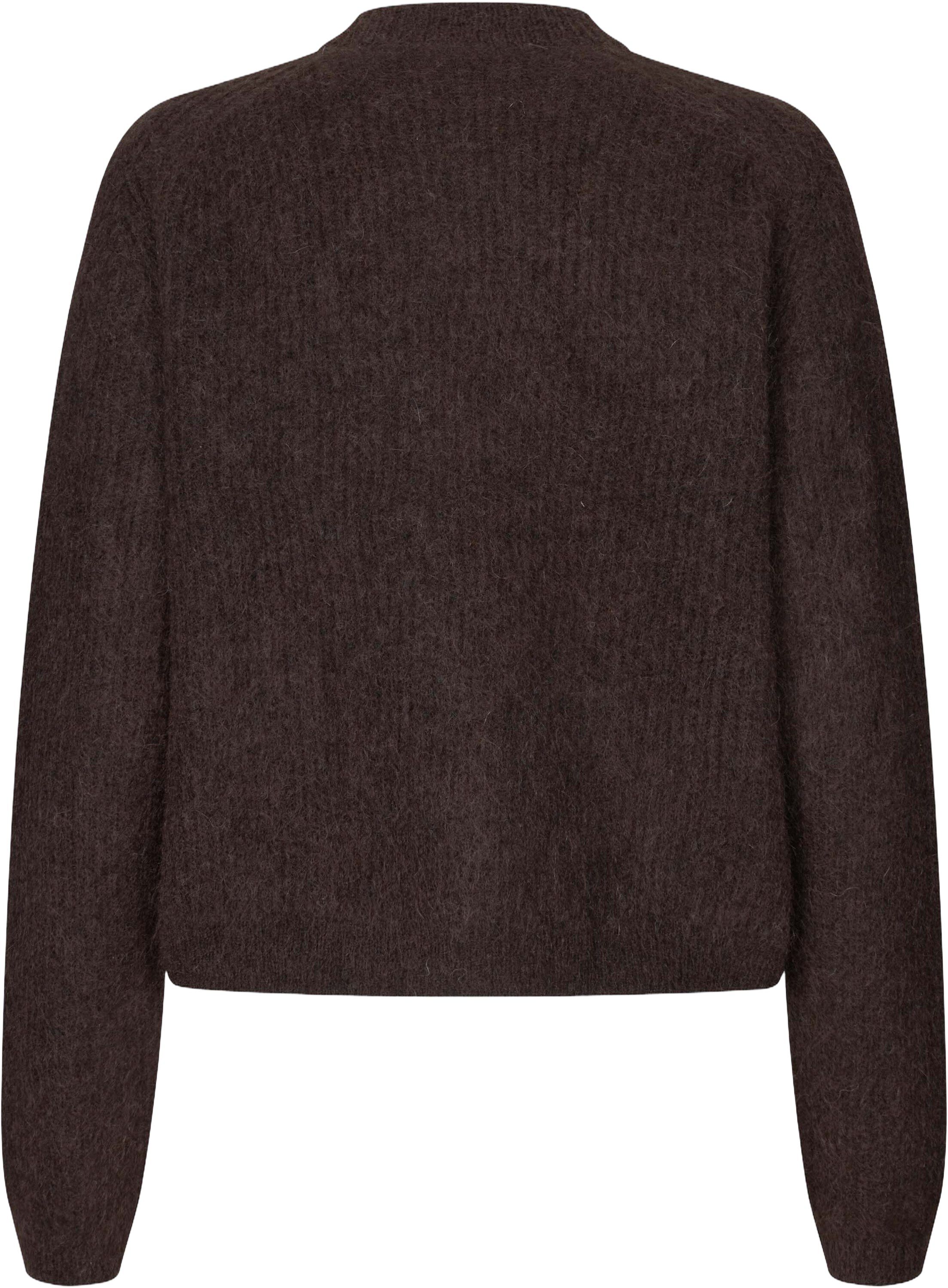 Andrea Knit Rib LS Cardigan