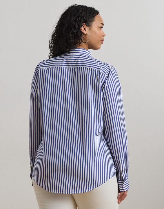 Classic Fit Striped Broadcloth Shirt