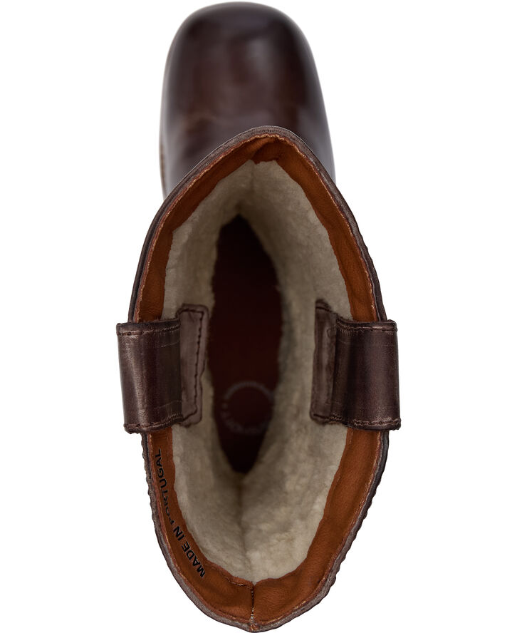 CASVILMA Warm Pull On Mid Cut Boot Waxy Leather