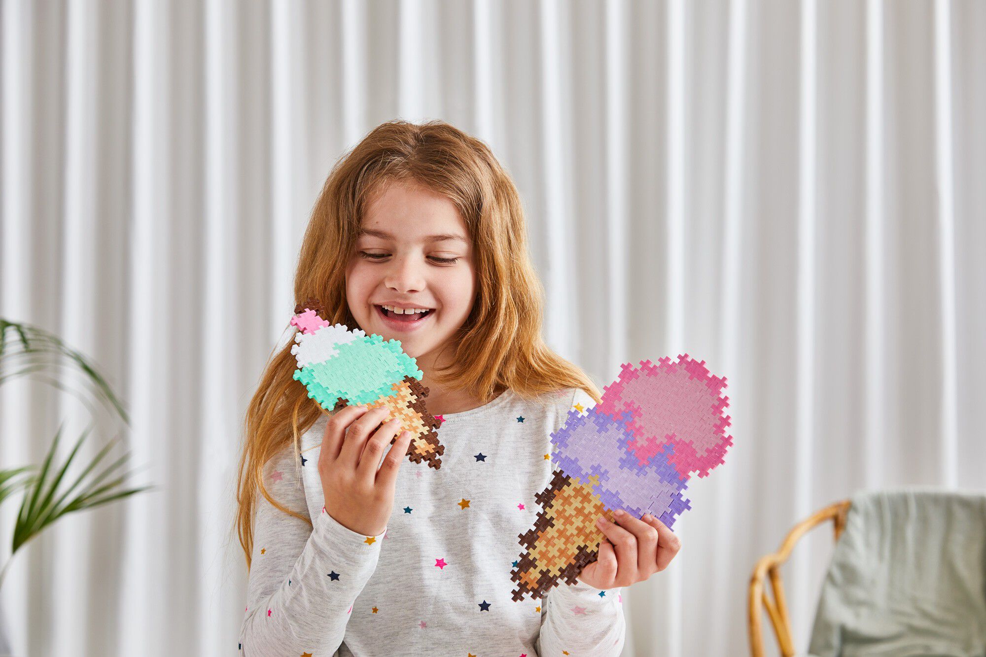 Plus-Plus Puzzle By Number Ice Creme