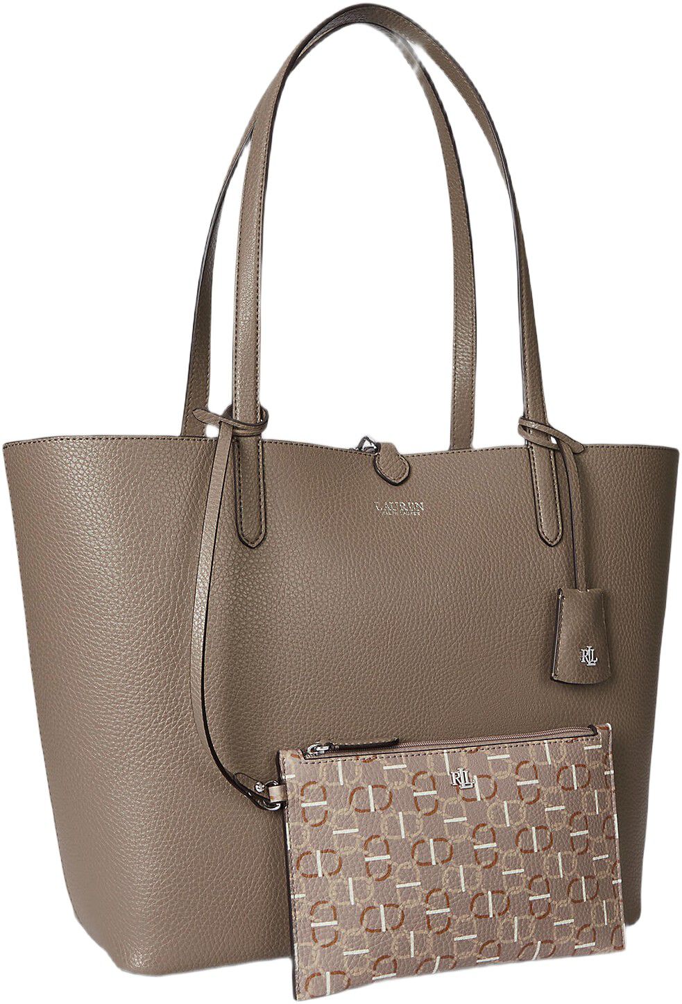 Faux-Leather Large Reversible Tote Bag