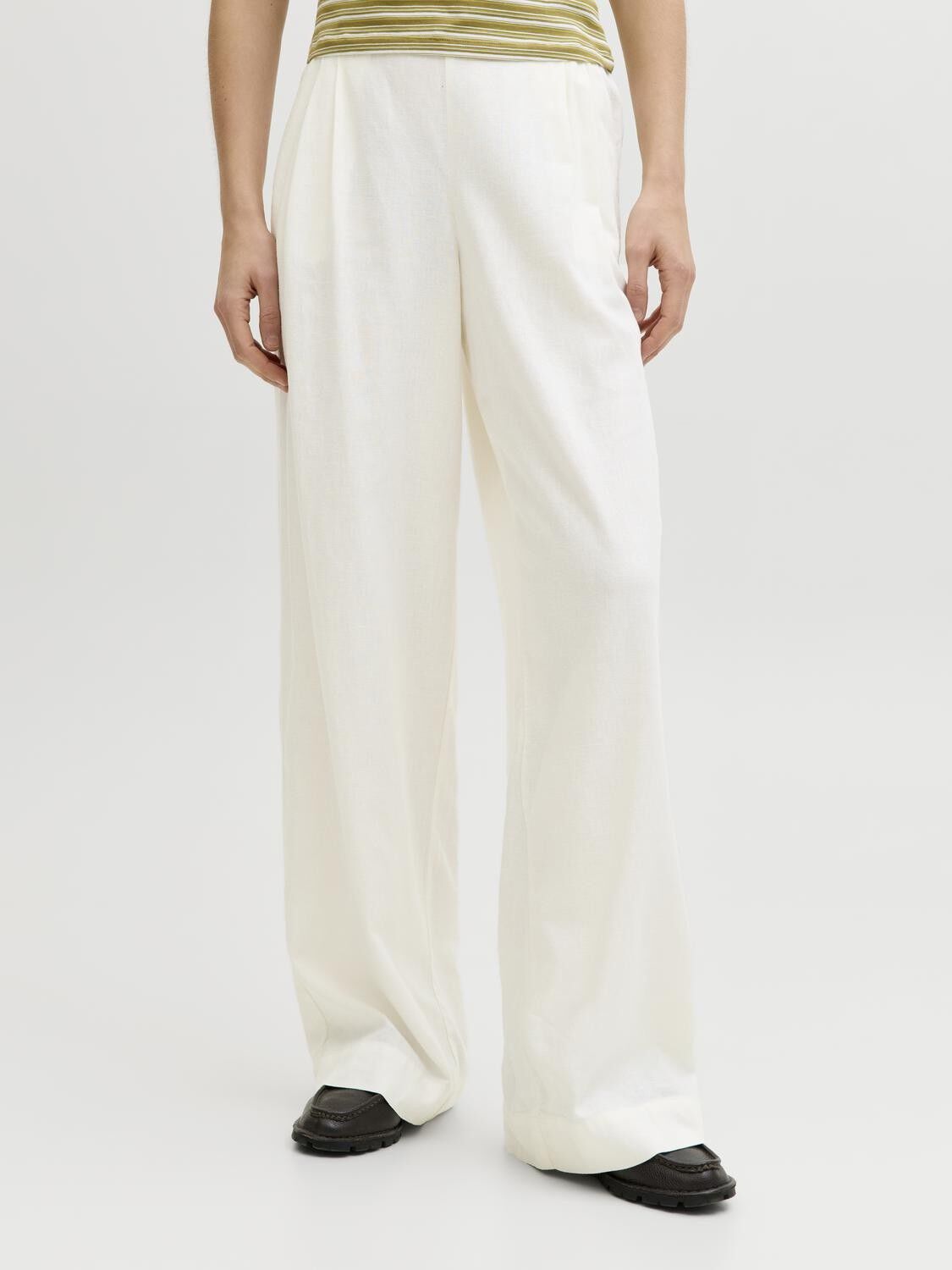 JXALMIRA LINEN BLEND HW PANT WVN LN