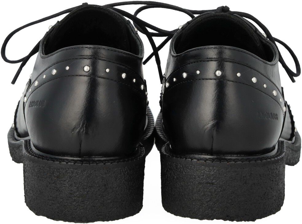 Chunky sn&oslash;resko i l&aelig;der med dekorat