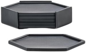 Glasbrikker Bold 6 stk. Black