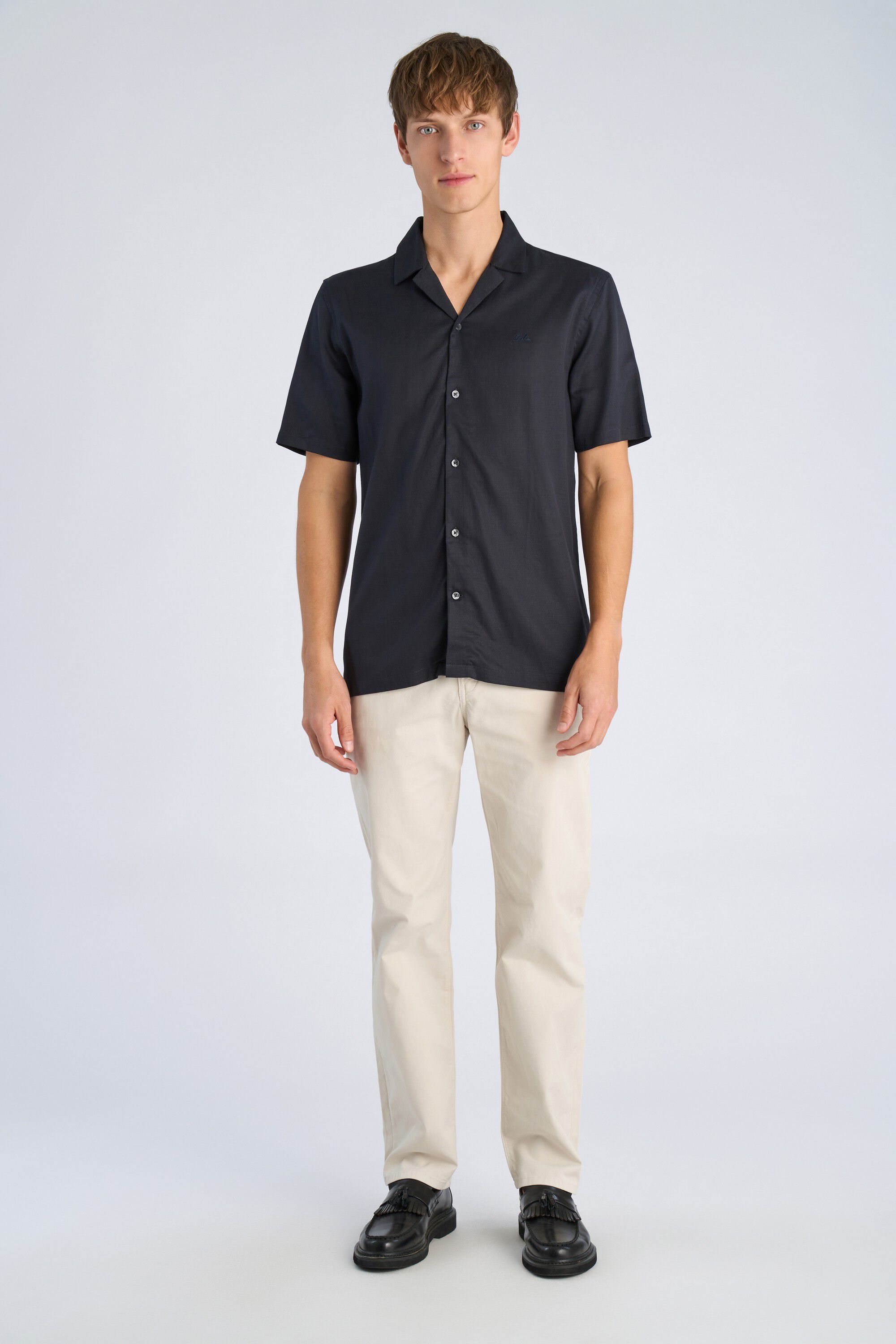 Lyocell blend resort shirt S/S