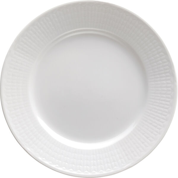 Swedish Grace Tallerken 21 cm Snehvid