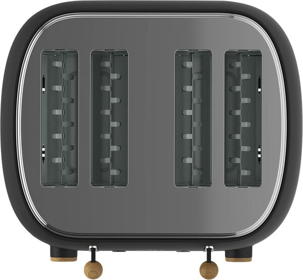 WITT PREMIUM 4-SLICE TOASTER WOOD BLACK