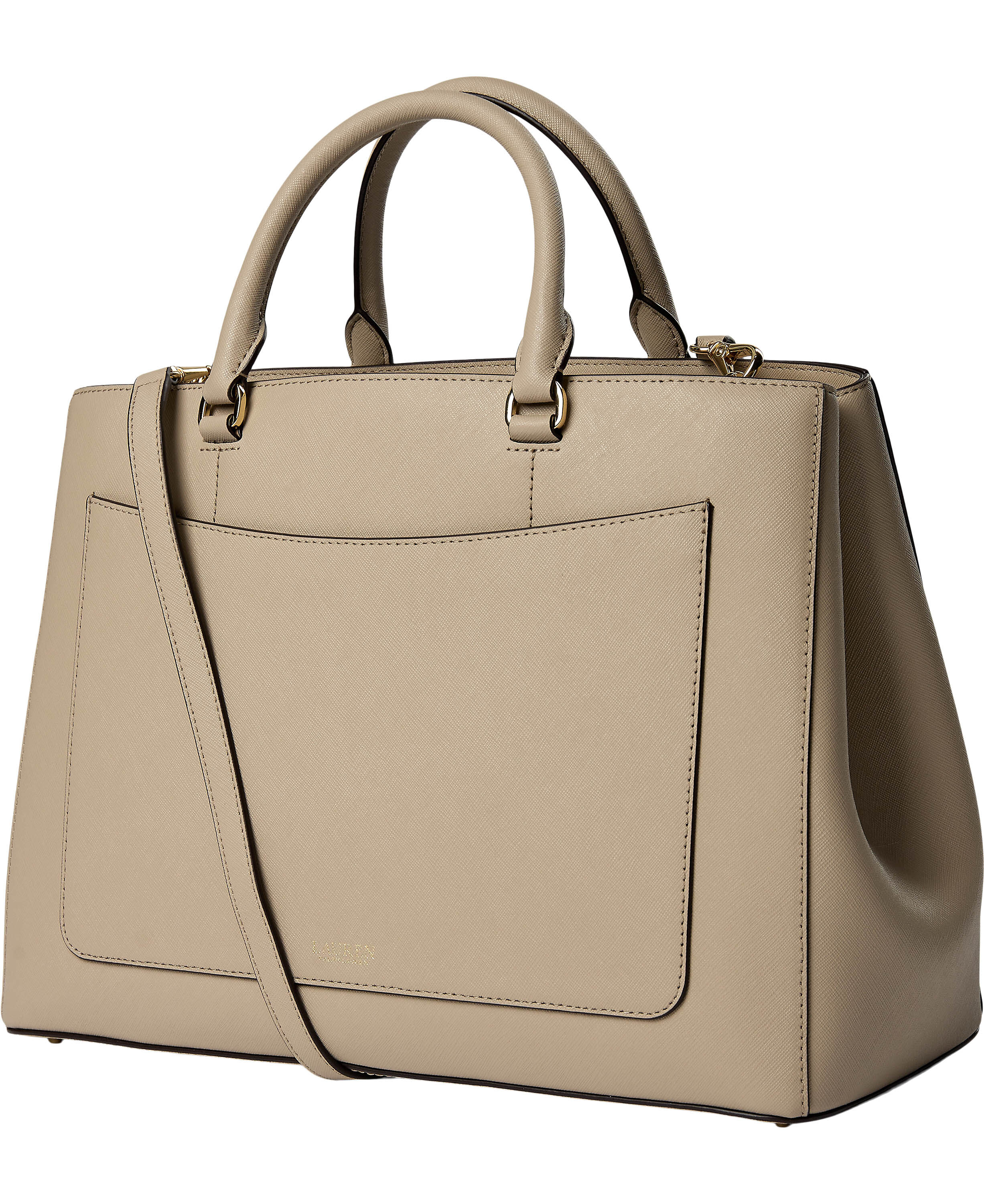 Crosshatch Leather Large Hanna Satchel